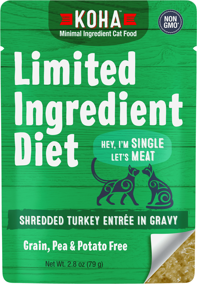 Koha Limited Ingredient Diet Shredded Turkey Entrée In Gravy